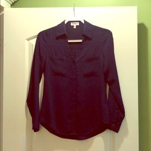 Navy blouse